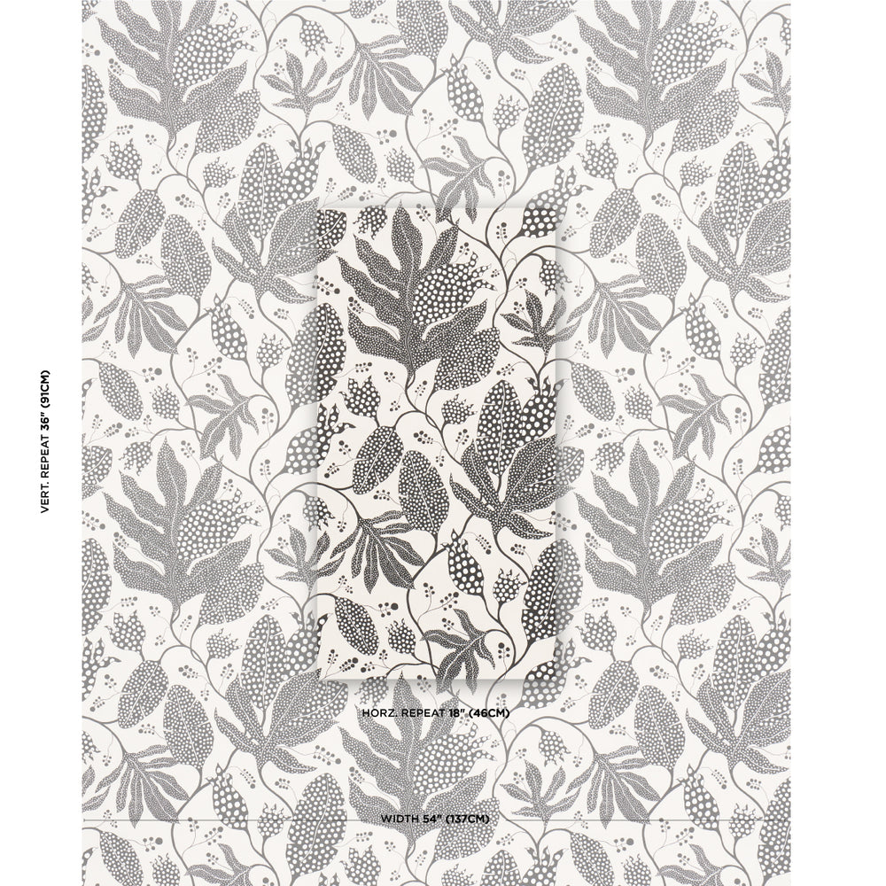 POLKA DOT JUNGLE | Black & Cream