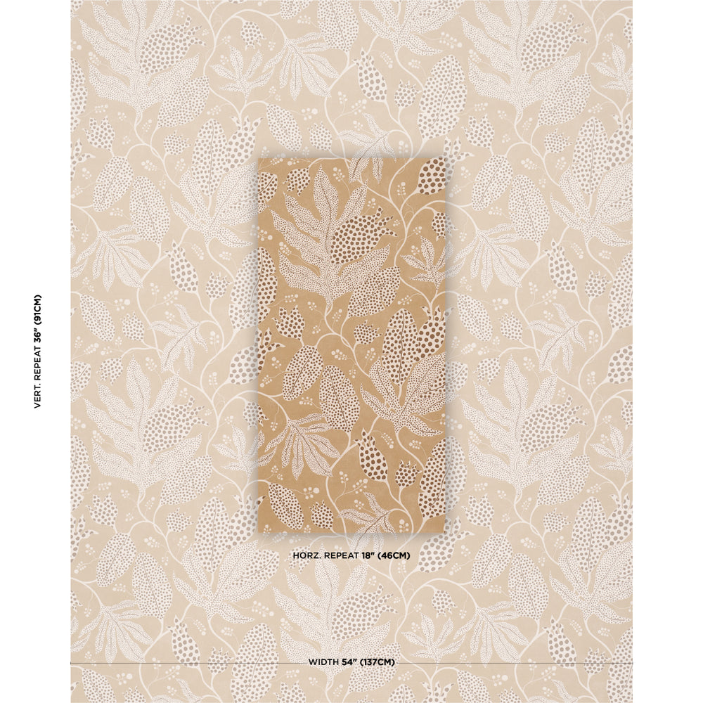 Polka Dot Jungle | Caramel