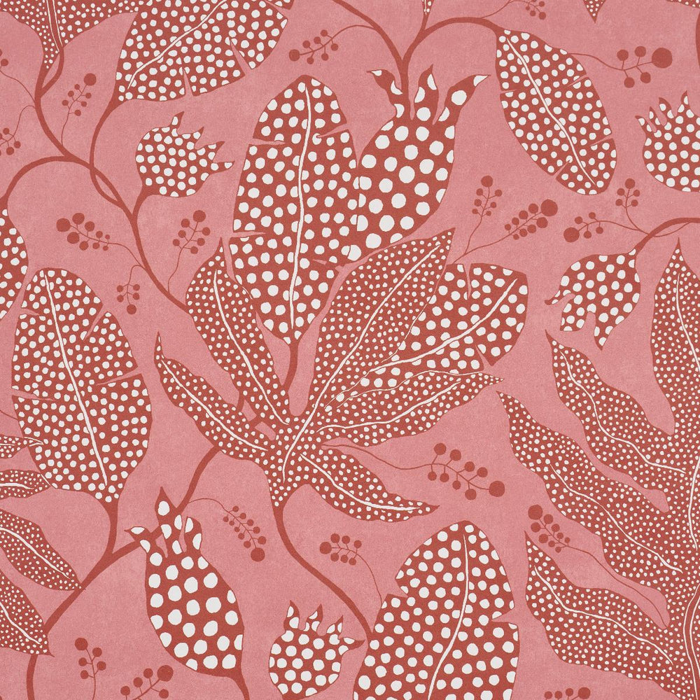 Polka Dot Jungle | Raspberry