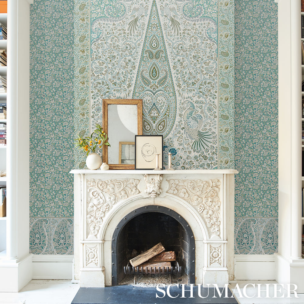 COLMERY PAISLEY PANEL SET | Peacock