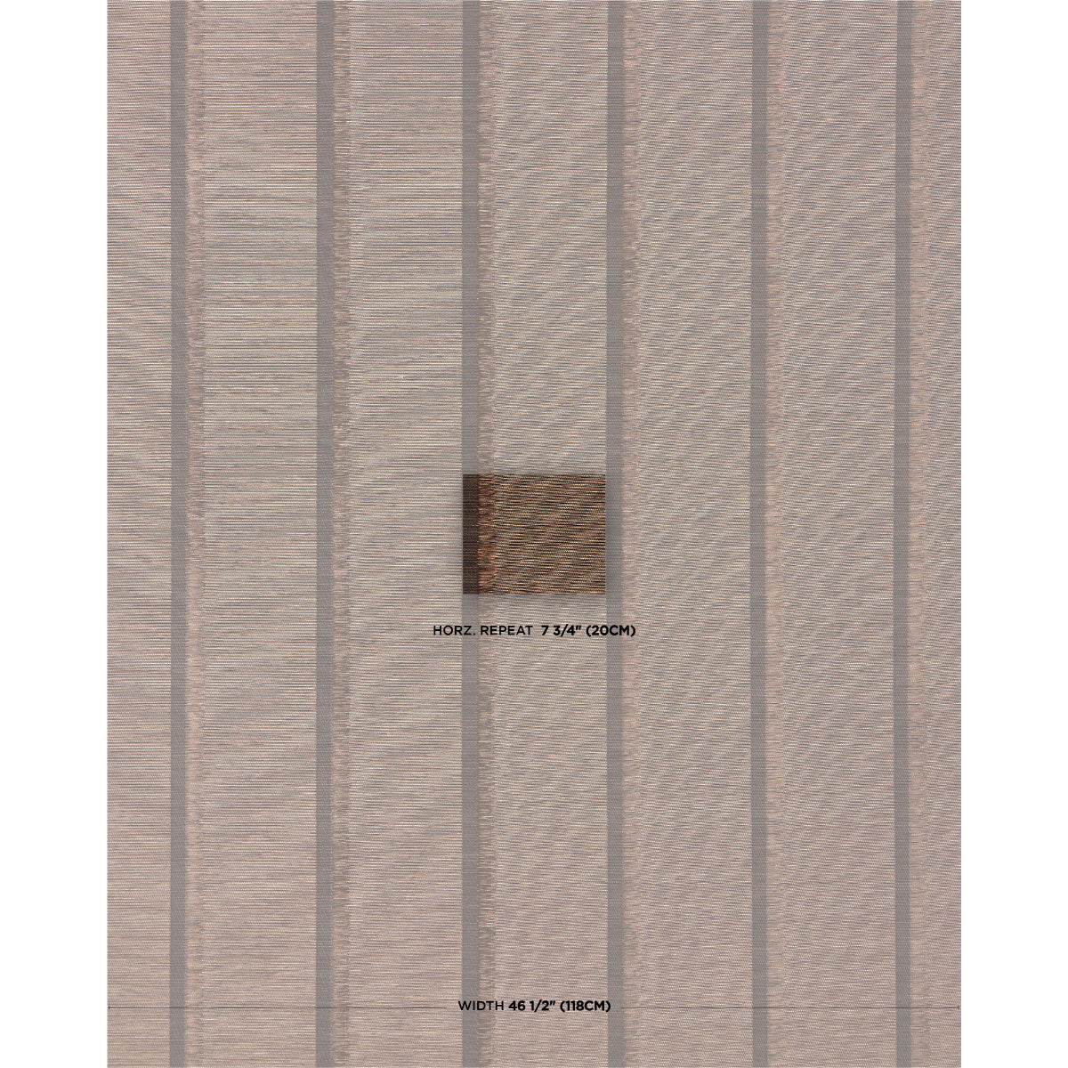 AXEL FRINGE WALLCOVERING | Brown/Copper