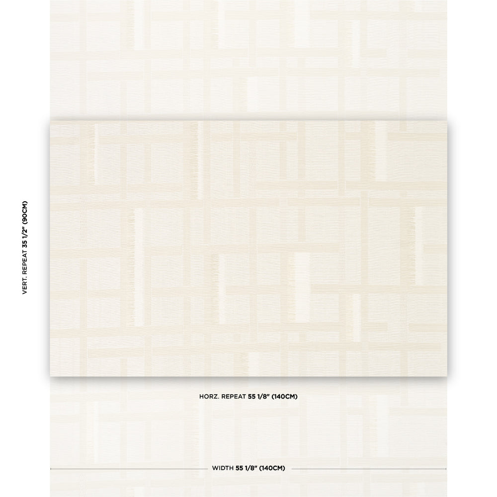 AXEL PLAID WALLCOVERING | Parchment