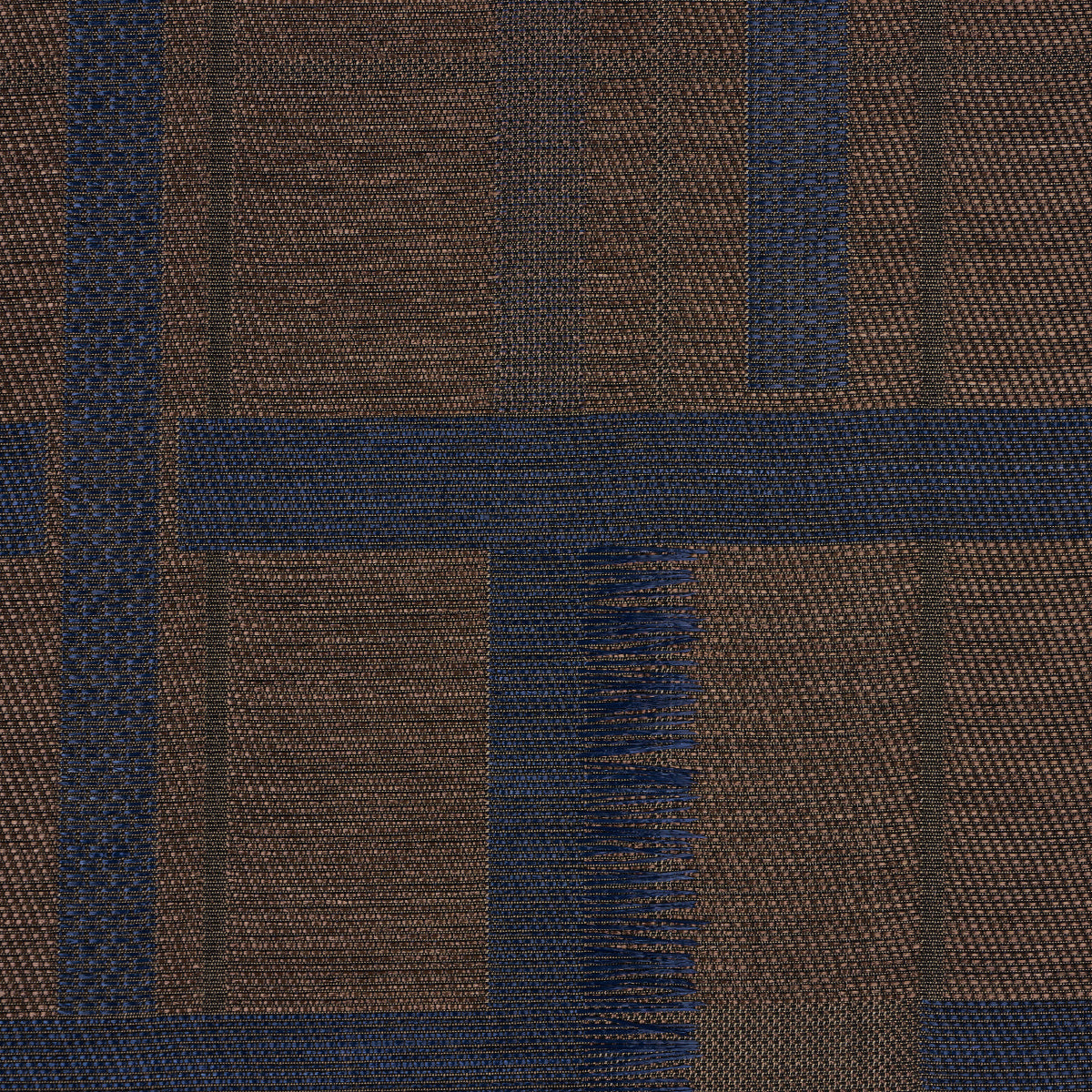 AXEL PLAID WALLCOVERING | NAVY/ESPRESSO