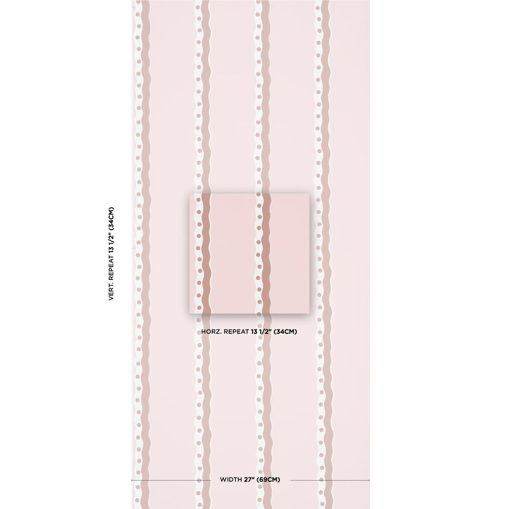 ROUSSEAU STRIPE | Cocoa & Blush