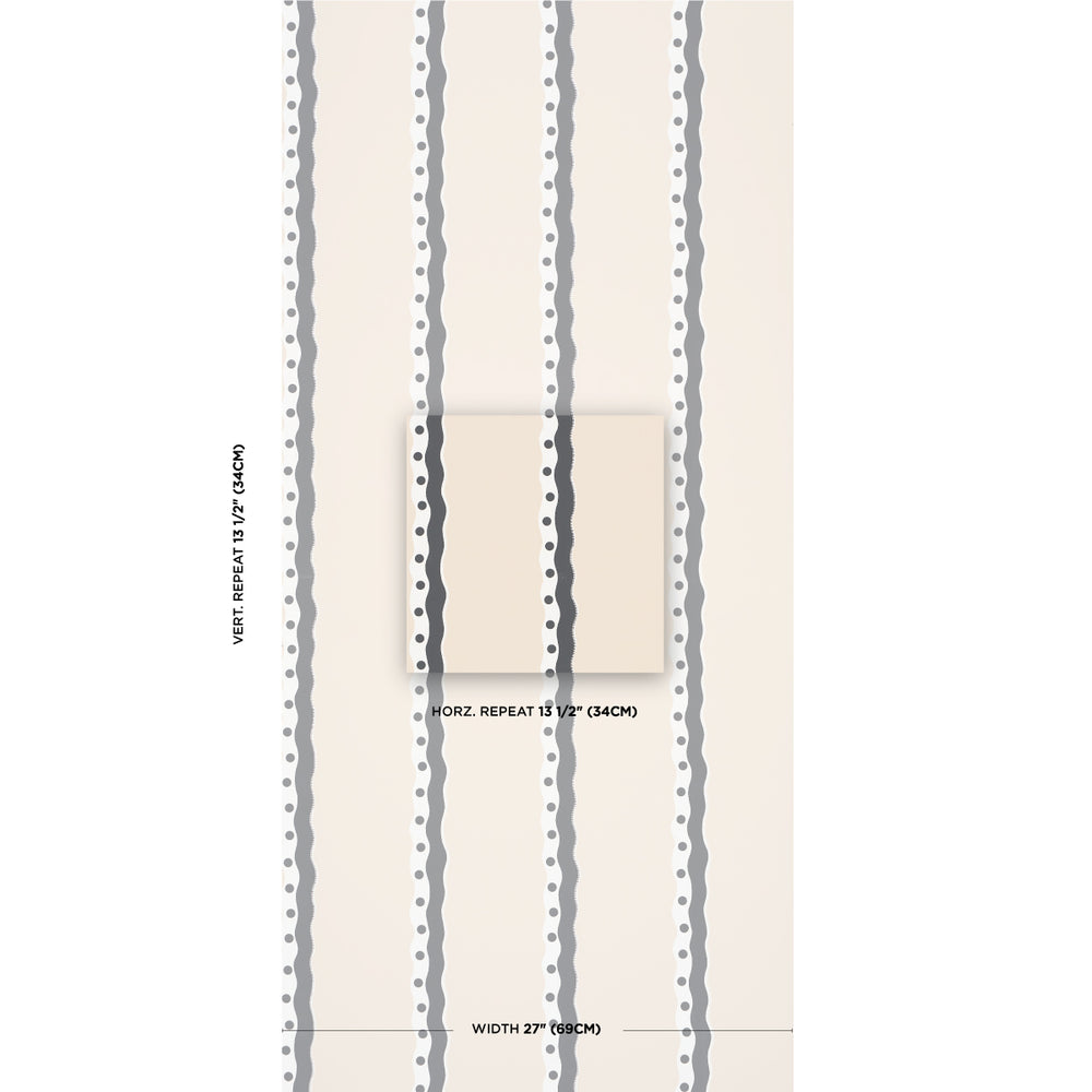 ROUSSEAU STRIPE | Noir & Cream
