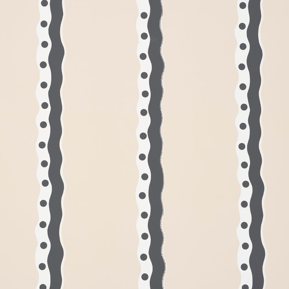 ROUSSEAU STRIPE | Noir & Cream