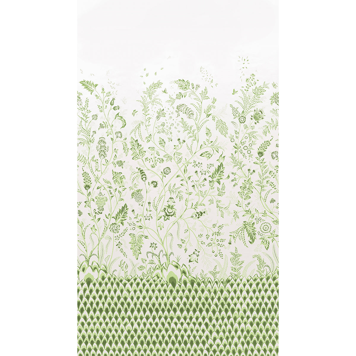 CHINOISERIE GRANDE PANEL SET | Leaf Green