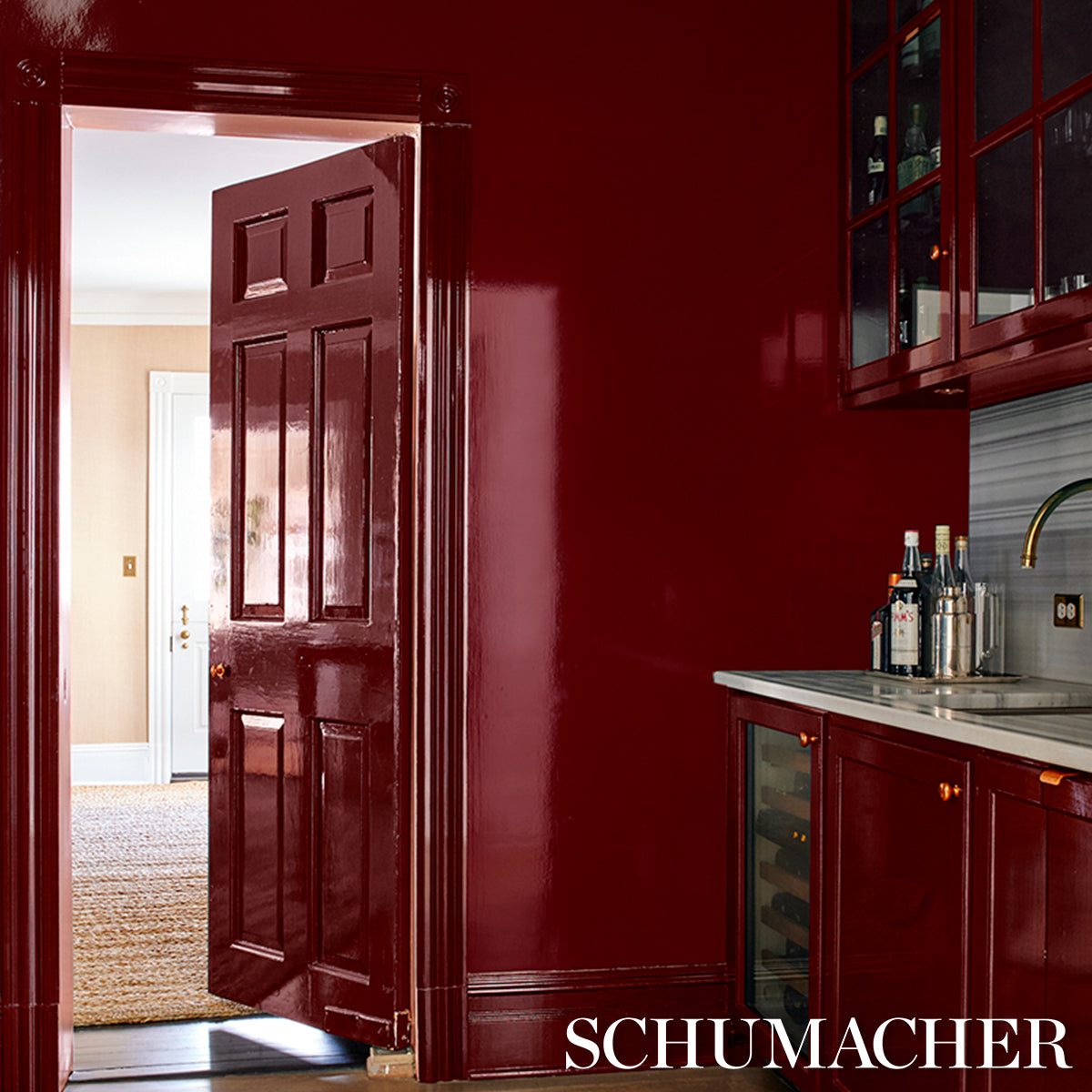 ACE FAUX LACQUER PERFORMANCE VINYL | Maroon