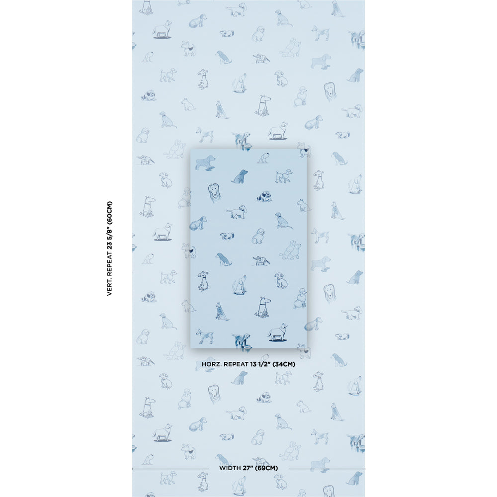 GOOD DOGS EVERYWHERE | Sky & Navy Blue