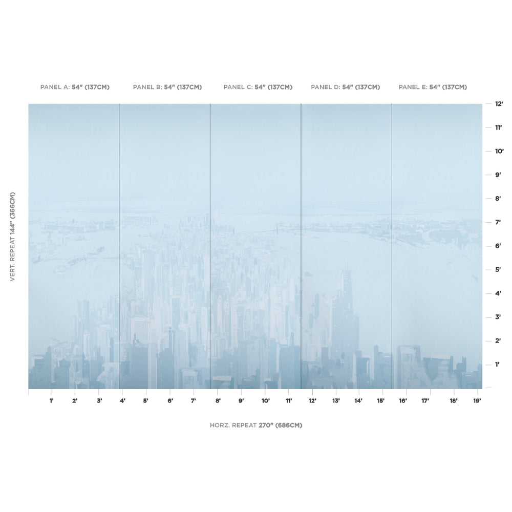 PASCAL CAMPION'S NEW YORK SKYLINE | Blue