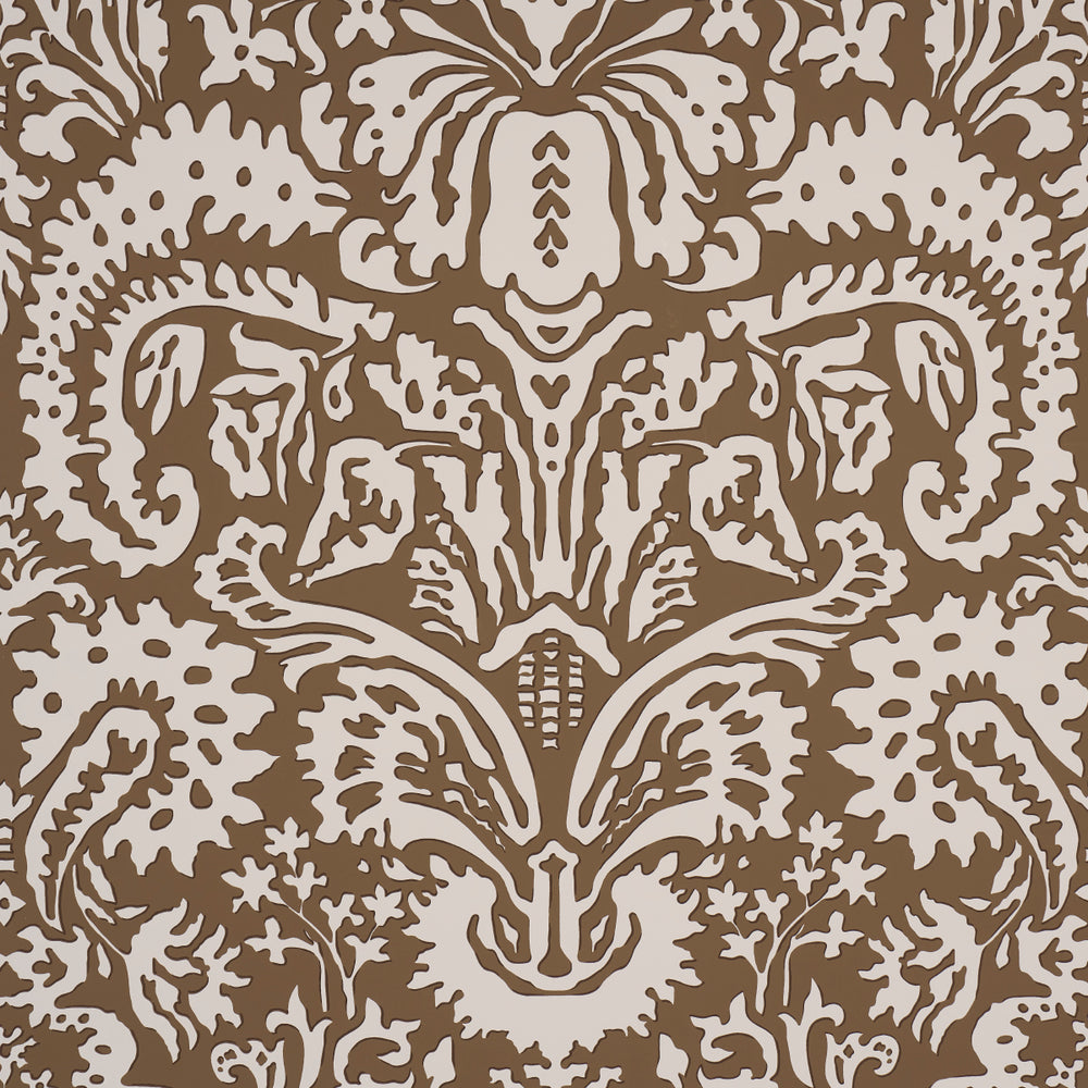 SUFFOLK DAMASK | BROWN