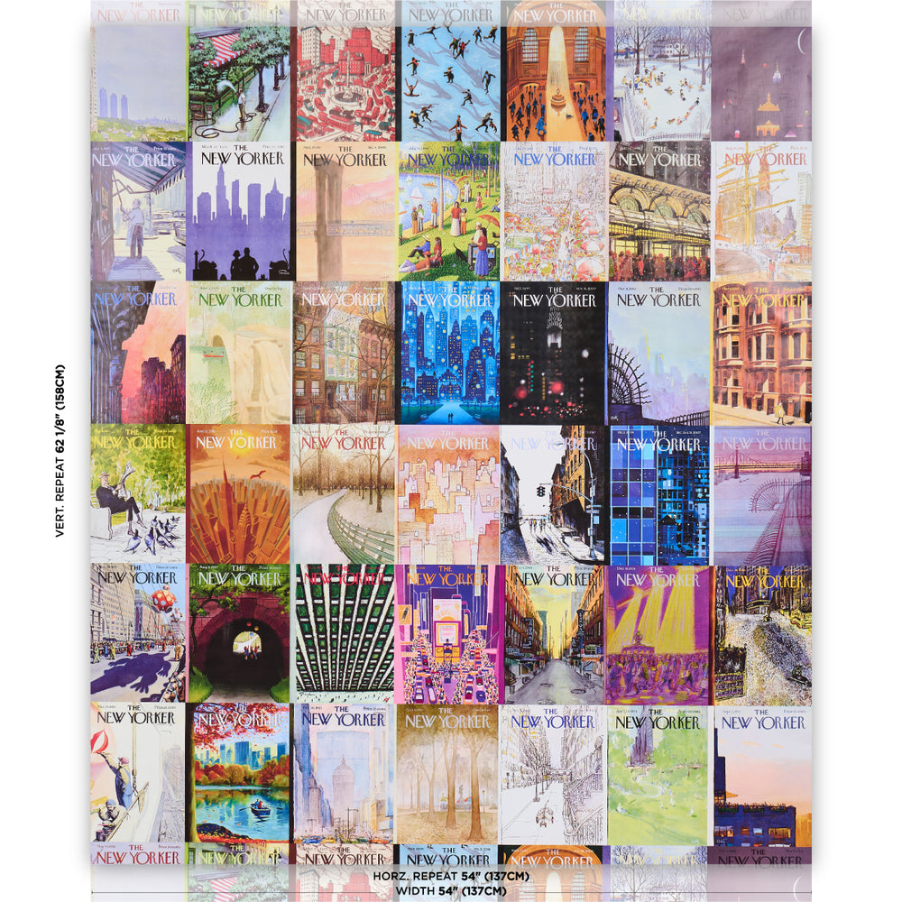 The New Yorker City-view Covers | Multicolor