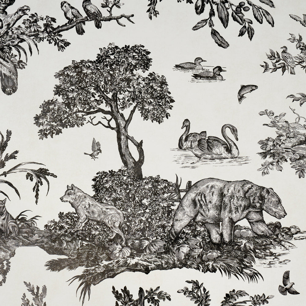 Western Toile | Carbon