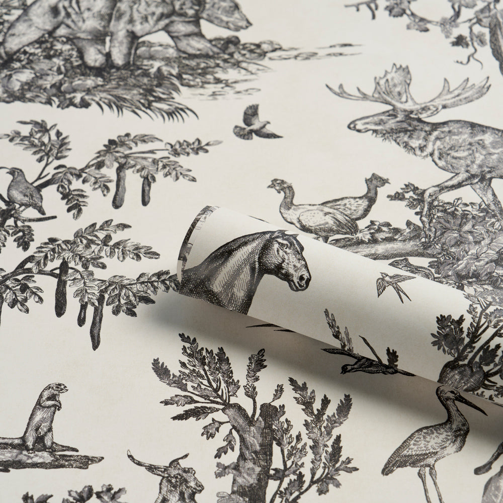 Western Toile | Carbon