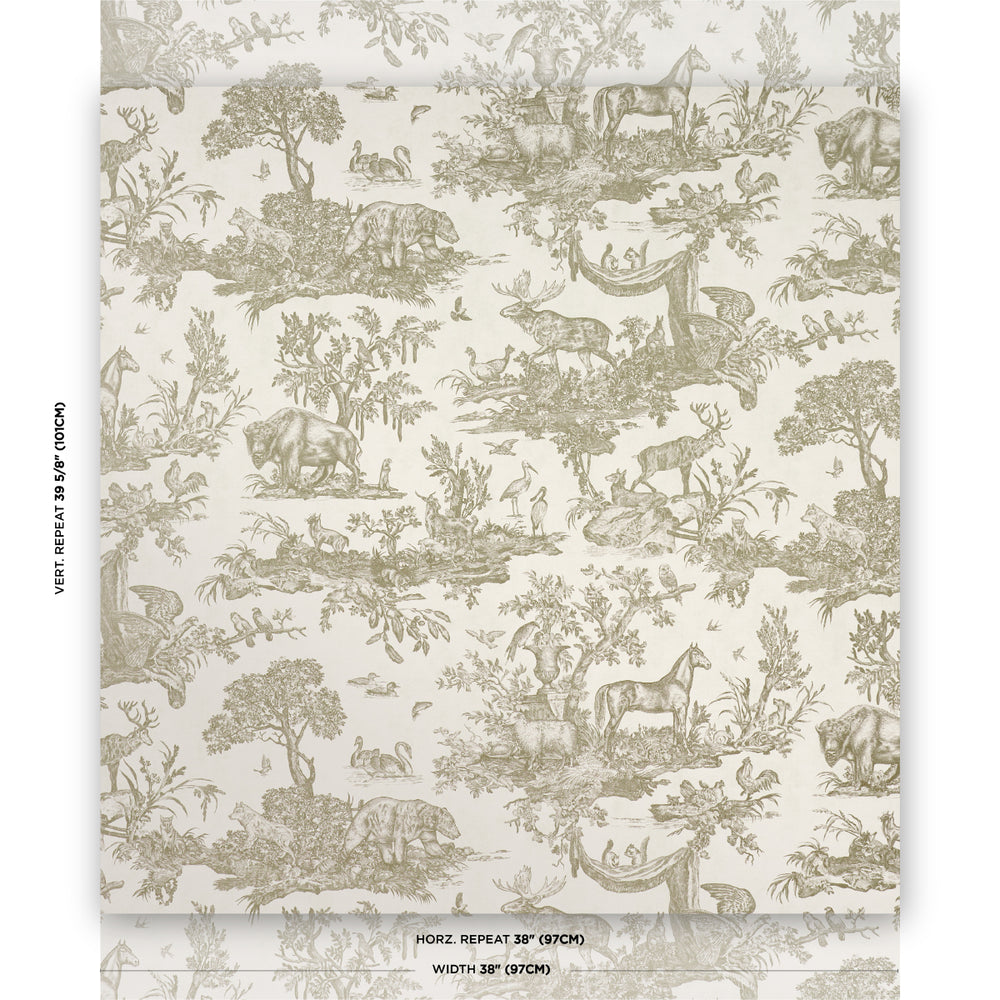 Western Toile | Stone