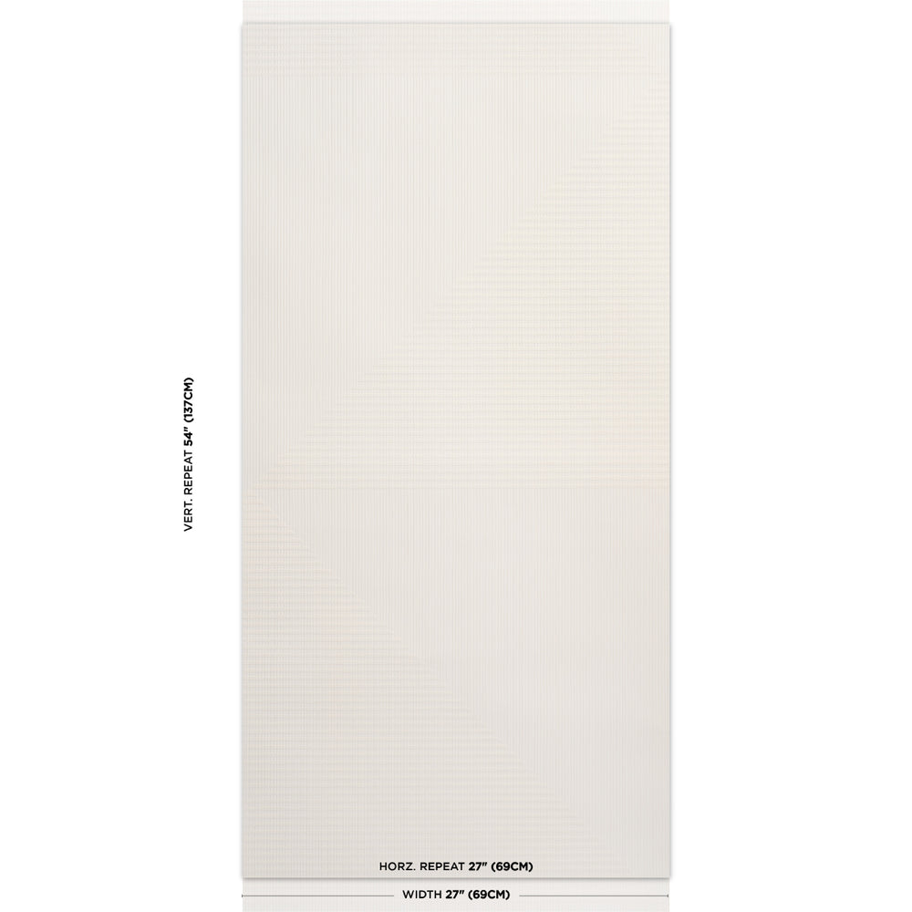 HAND COMBED TRIANGLES | White