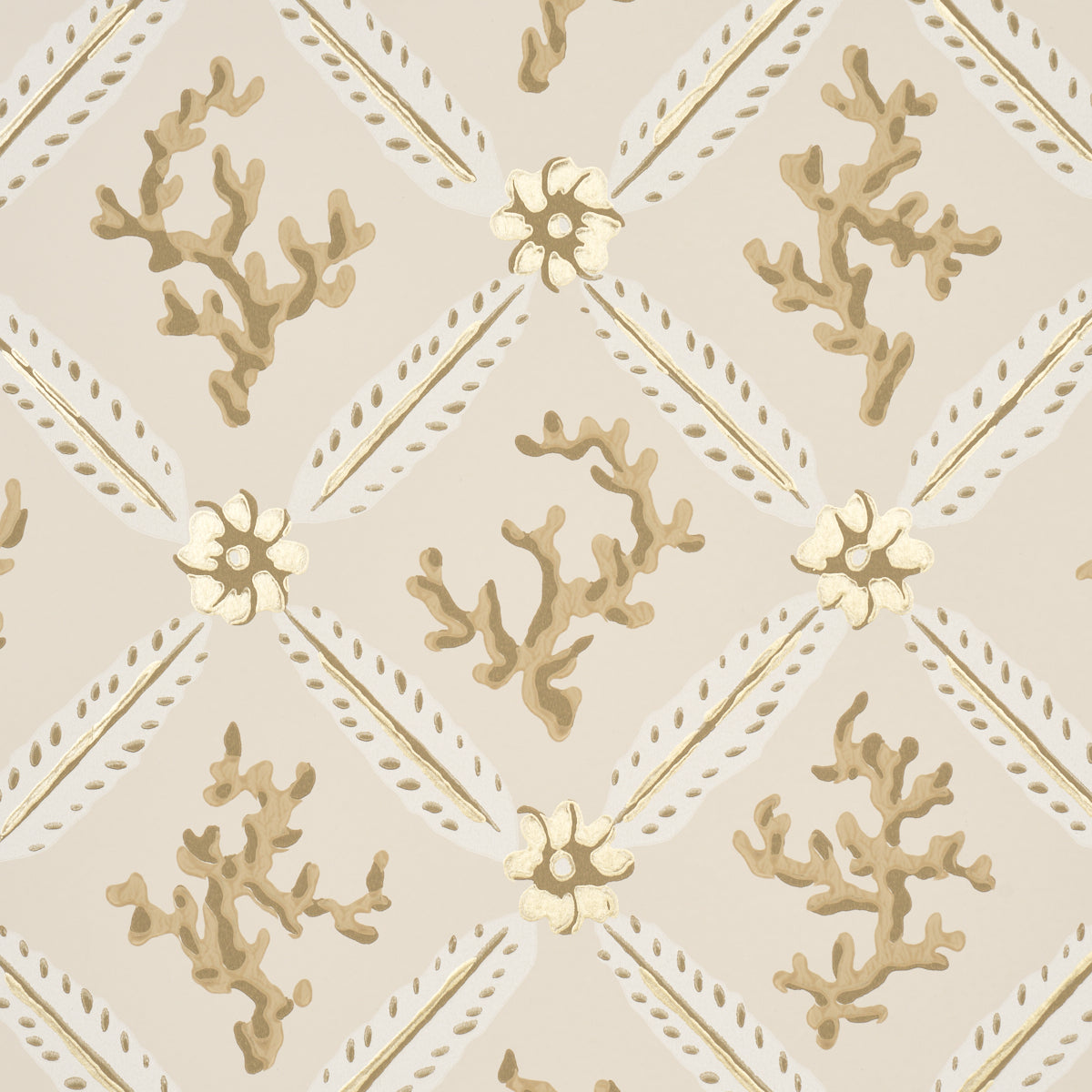 CORAIL LEAF TRELLIS | Champagne