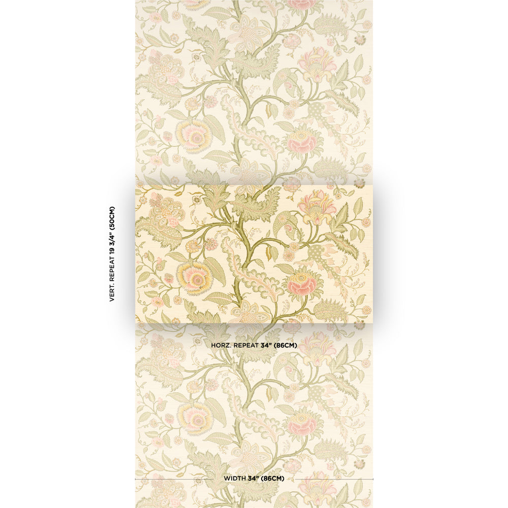 Sinhala Sisal | Pink & Green