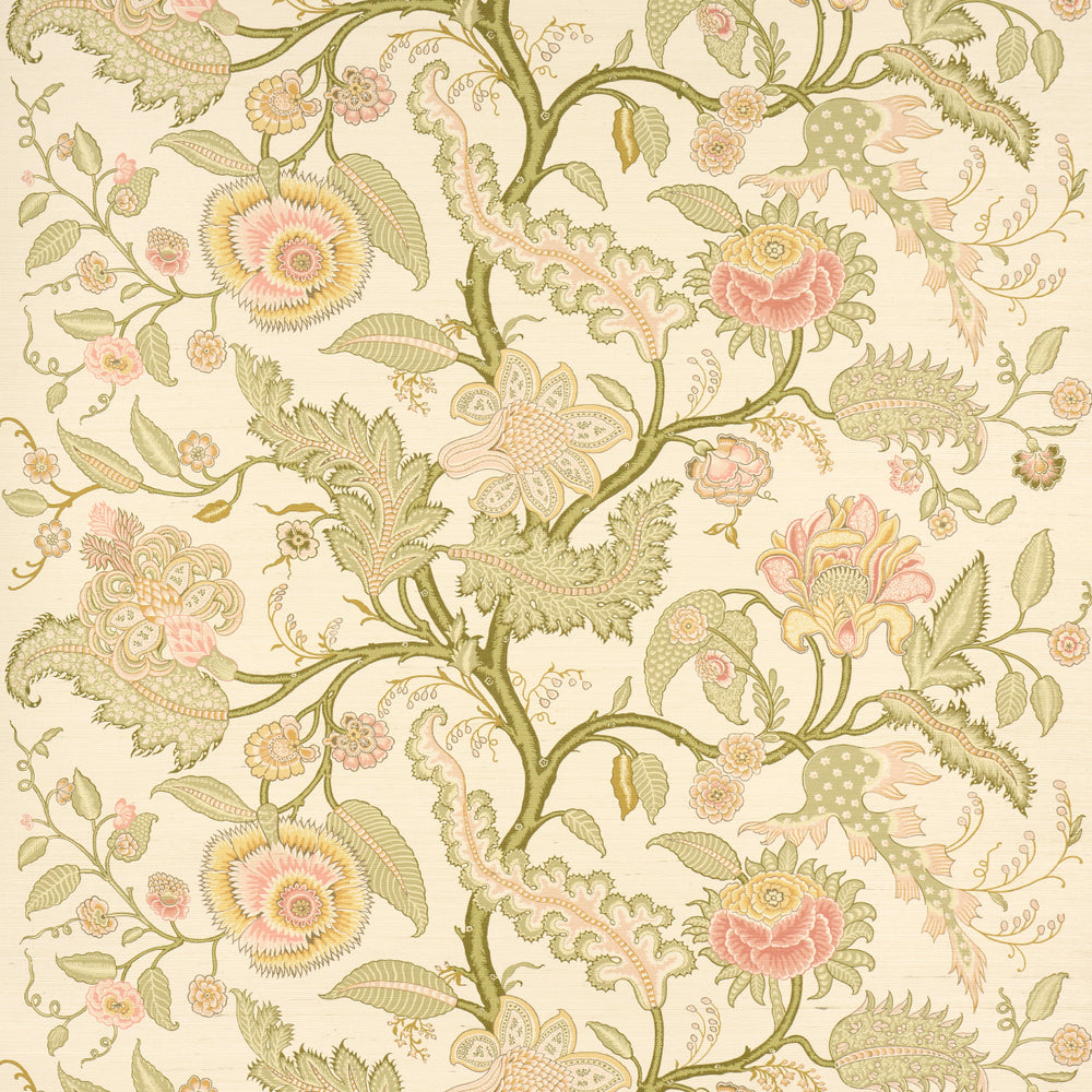 Sinhala Sisal | Pink & Green