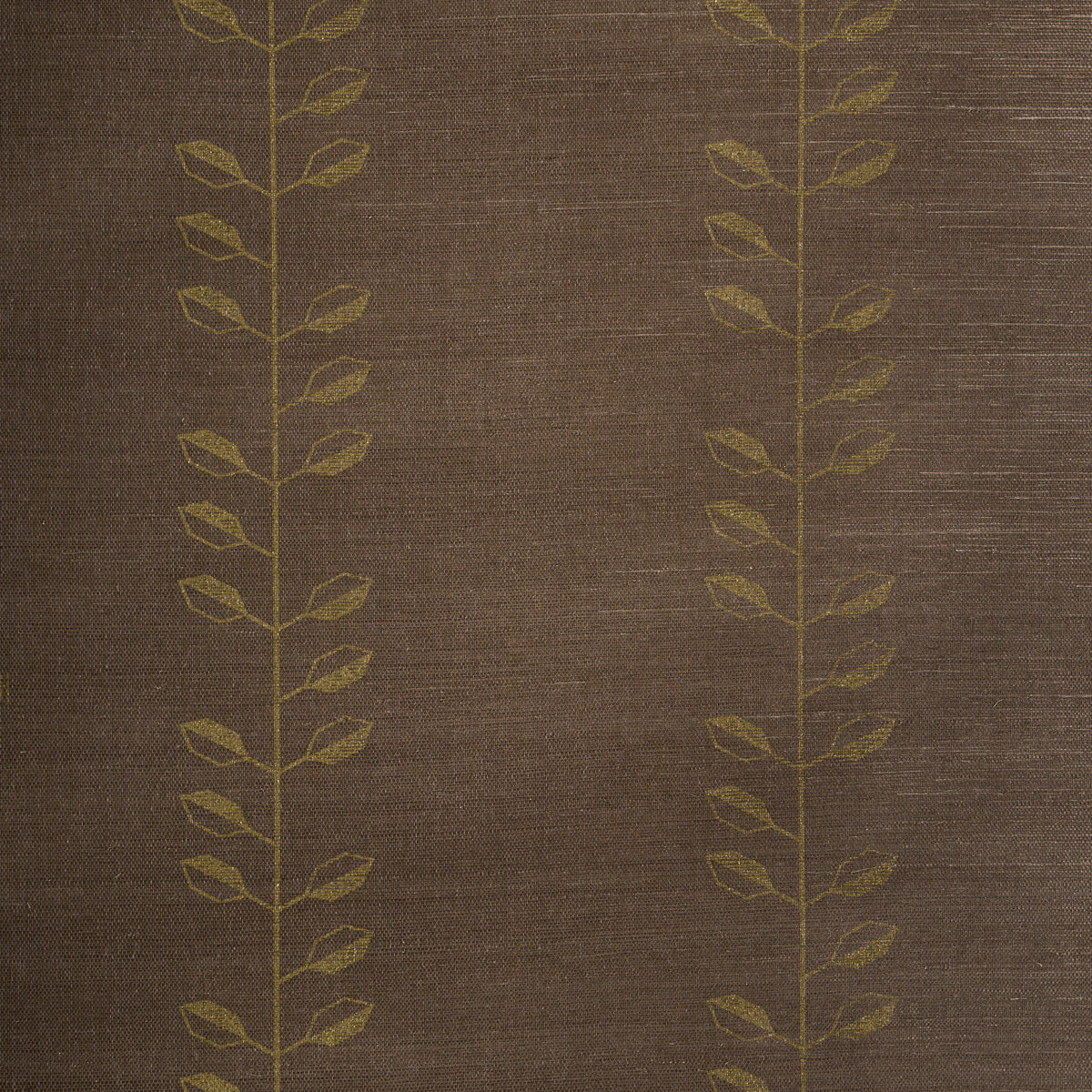 GEO LEAF SISAL | Metallic Gold & Sepia