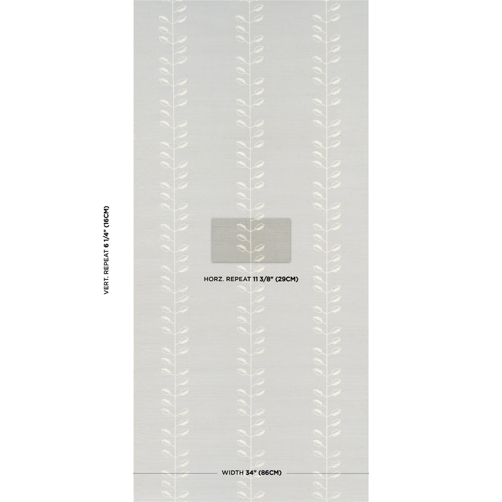 GEO LEAF SISAL | Mineral & Ivory