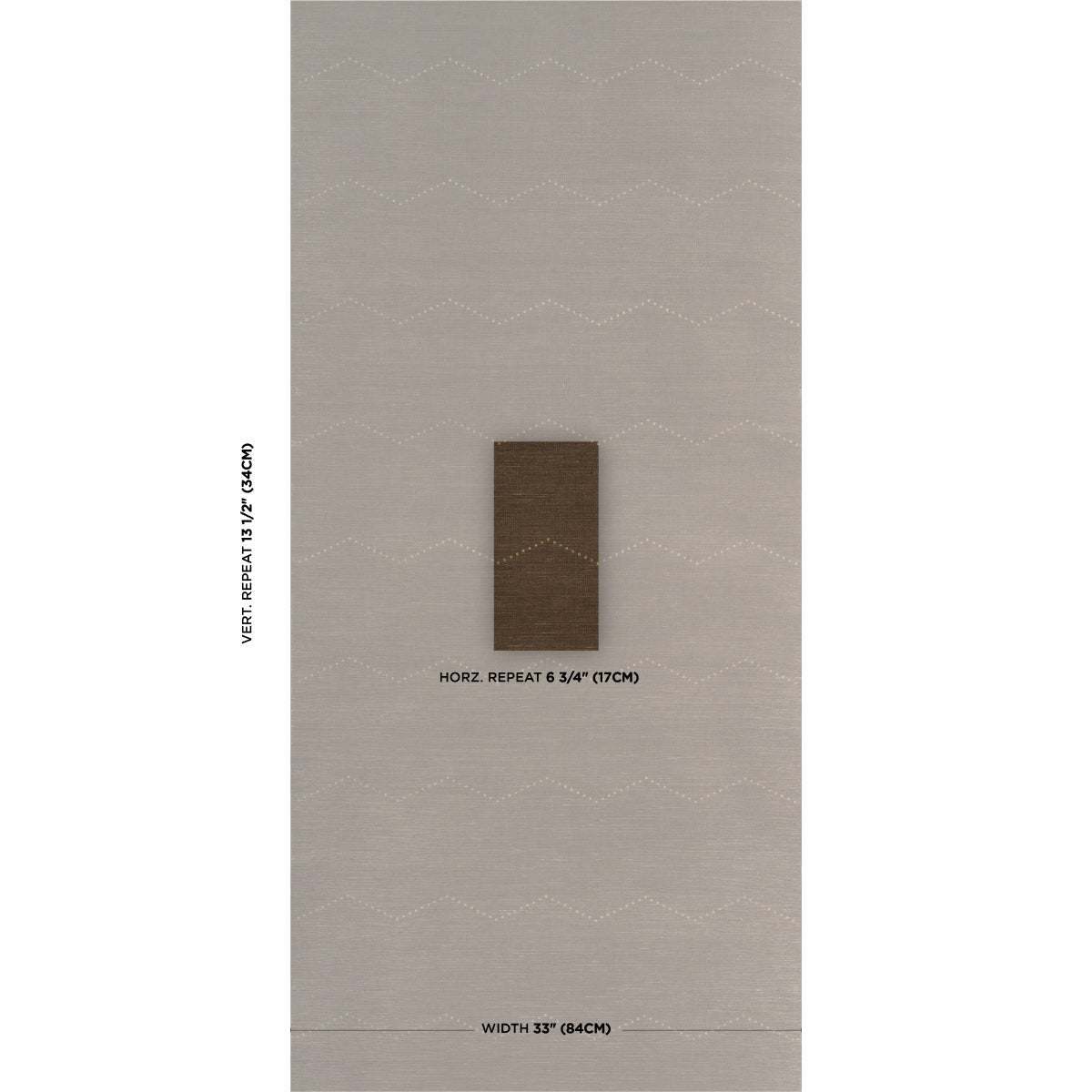 RIVET STRIPE SISAL | Sepia