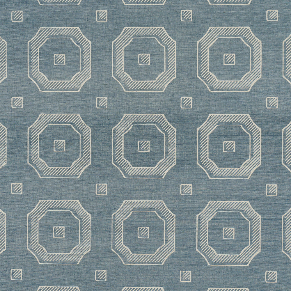 BEVELED FRAME SISAL | Denim