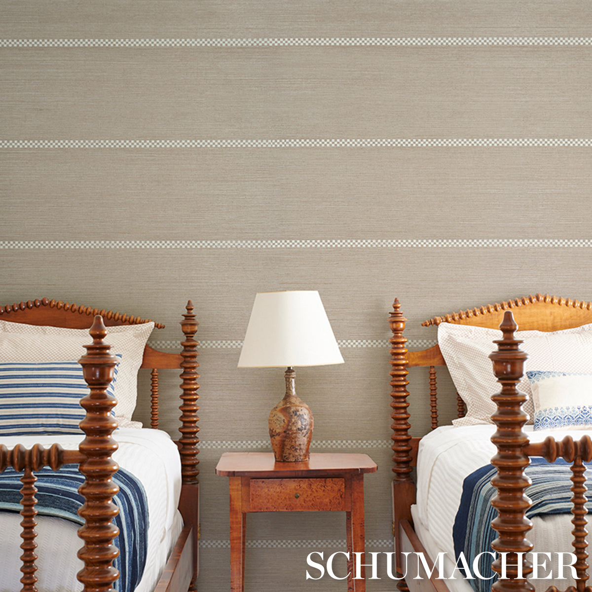 CHECKERED STRIPE SISAL | Flax