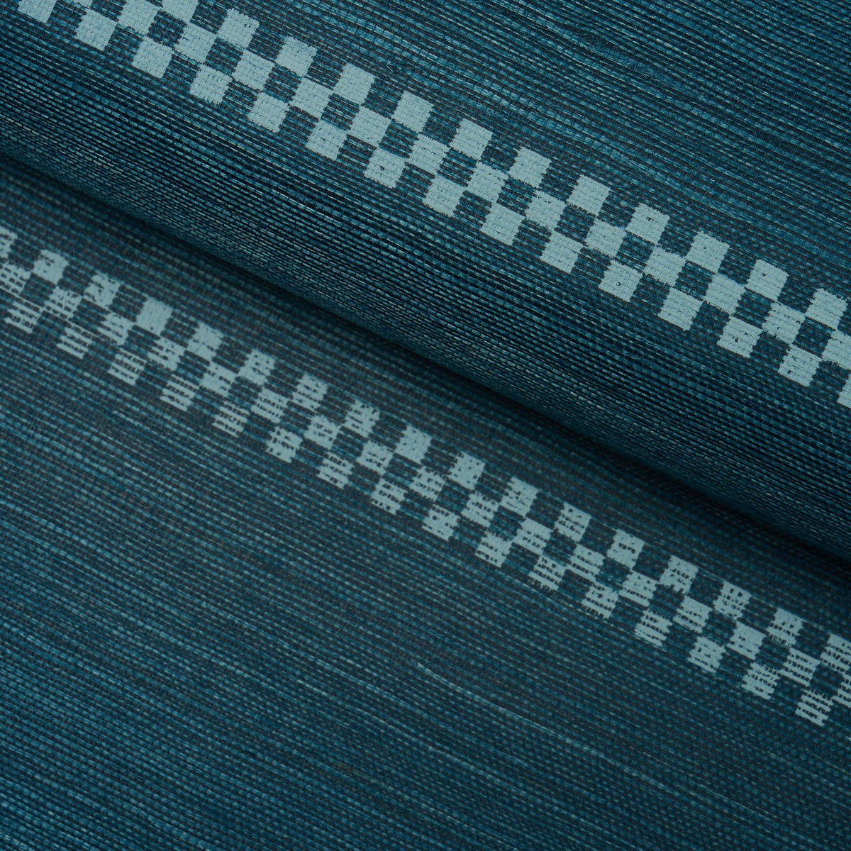 CHECKERED STRIPE SISAL | Peacock