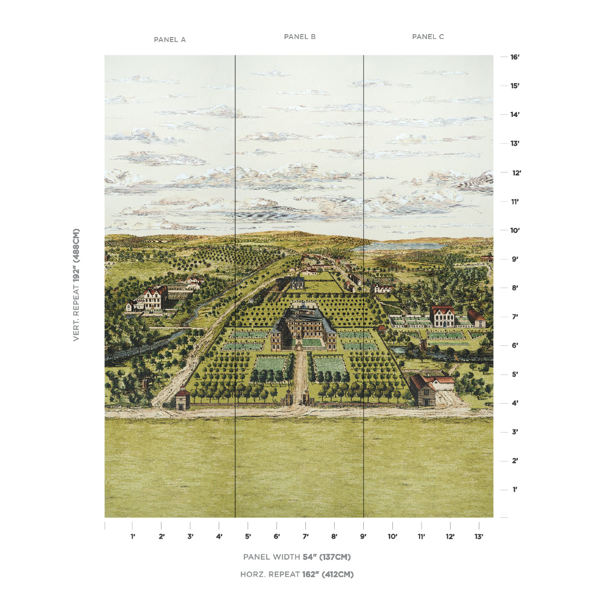 MR. DARCY 3 PANEL SET | Pemberley Green