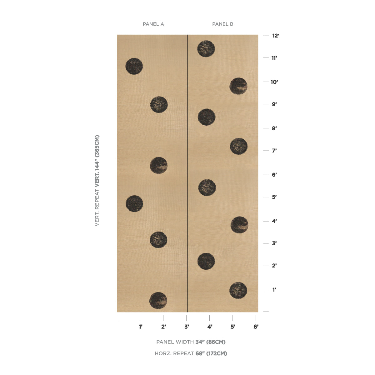 MONTE CARLO SISAL 2 PANEL SET | Oatmeal