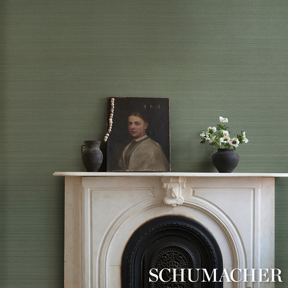 MUSA ABACA WALLCOVERING | Seafoam