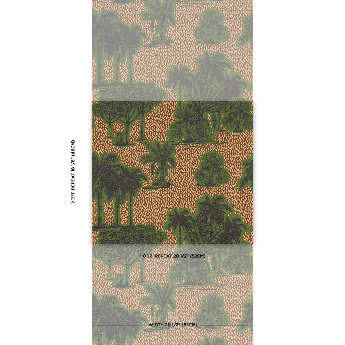 TROPICAL SAFARI PRINT | Orinoco Verdant Oasis