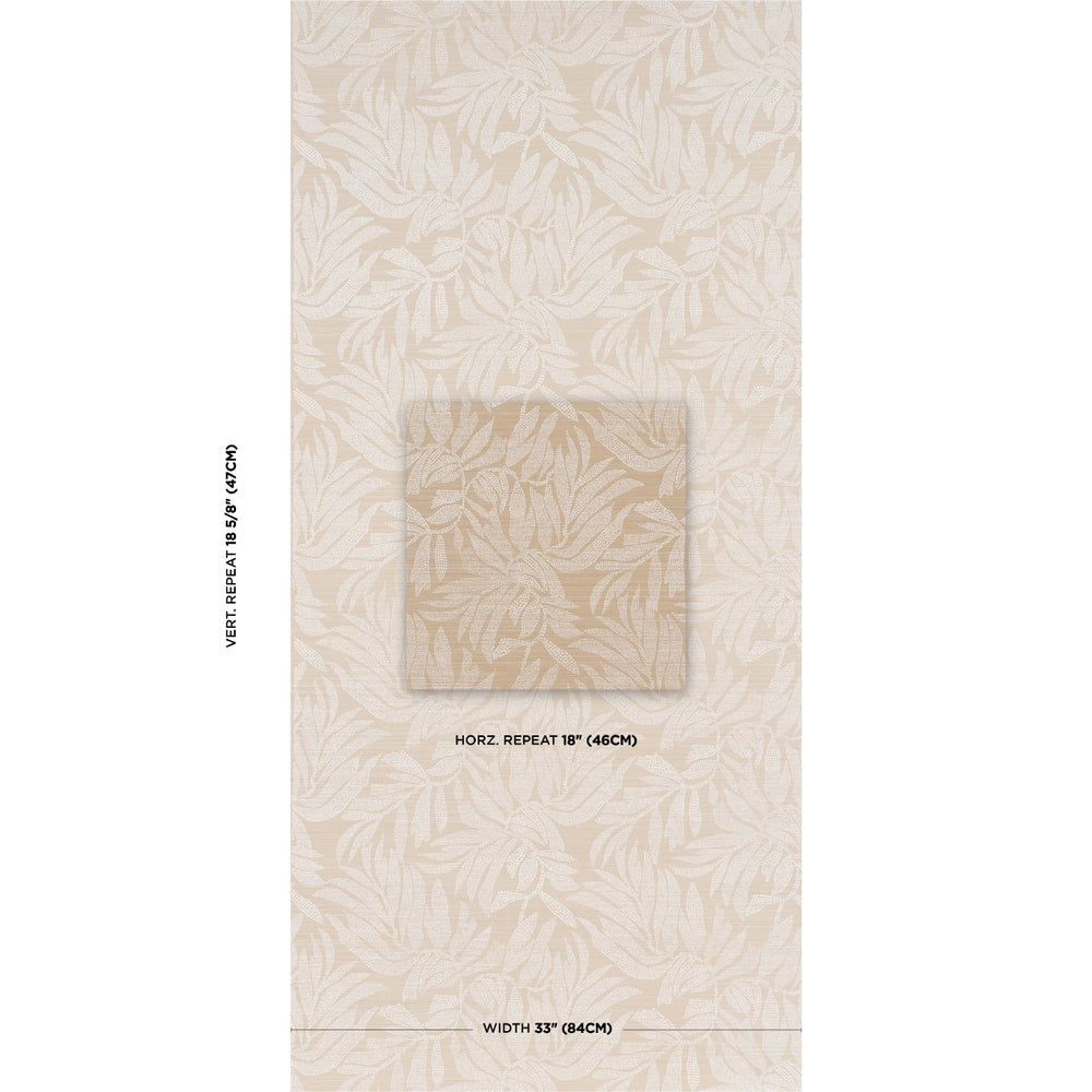 TAYRONA PALM MOSAIC SISAL | Playa Dorada Sand