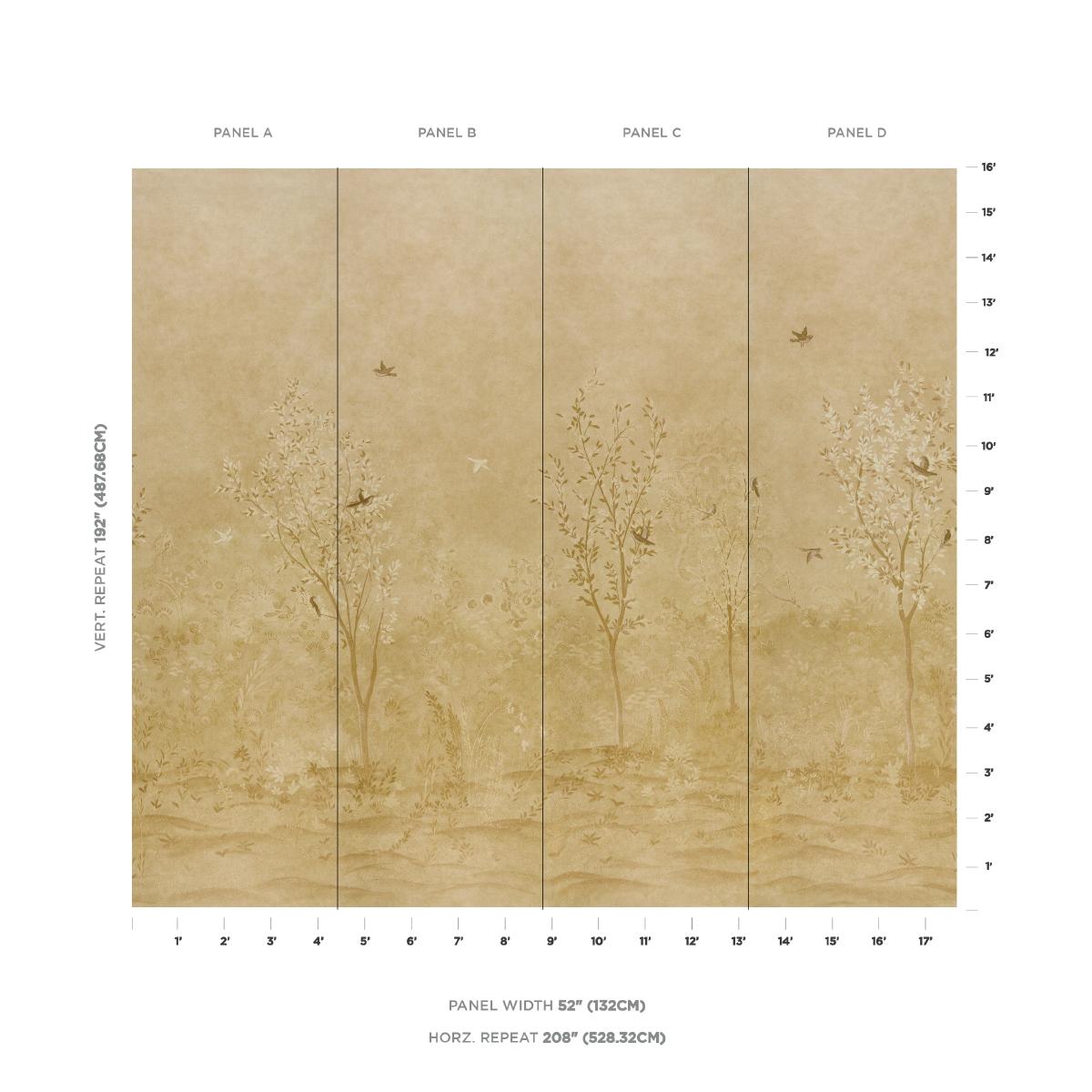 SUBLIME 4 PANEL SET | Gold