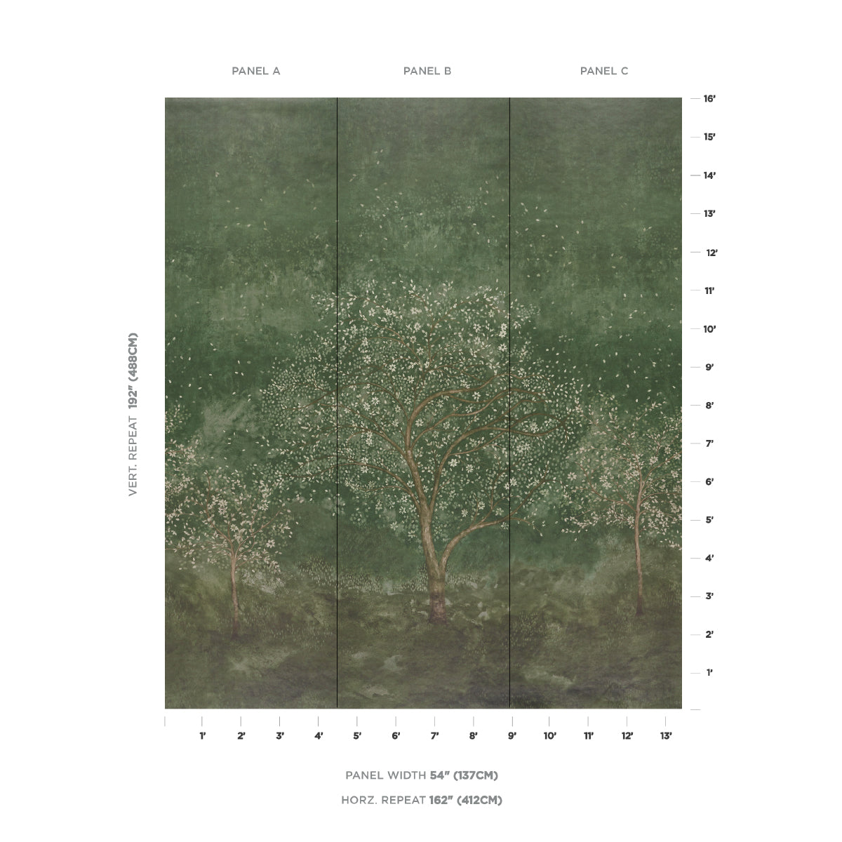 PSALM 3 PANEL SET | Cypress