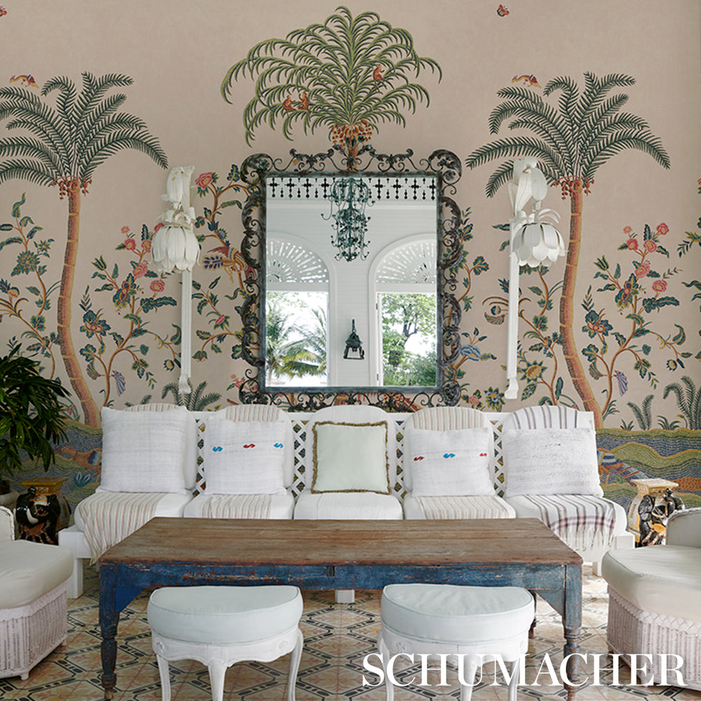 SPOTSWOOD CREWEL 2 PANEL SET | Multi