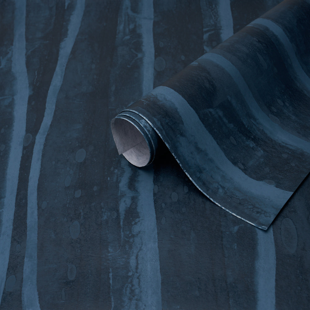 ALDEN ORGANIC PLASTER WALLCOVERING | Deep Sea