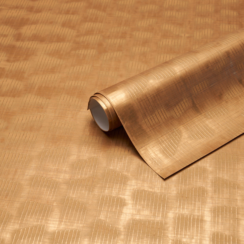 RUNE PINSTRIPE WALLCOVERING | Gold