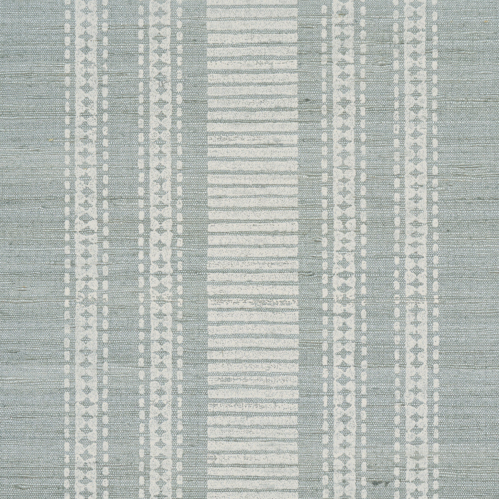 CASSIA SILK STRIPE WALLCOVERING | Sky