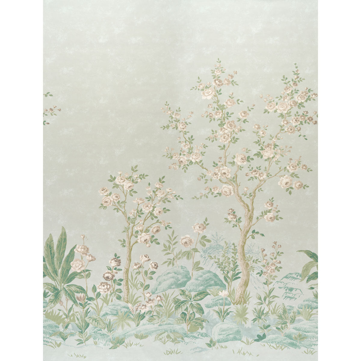 CHARLOTTE'S GARDEN 2 PANEL SET | Celadon
