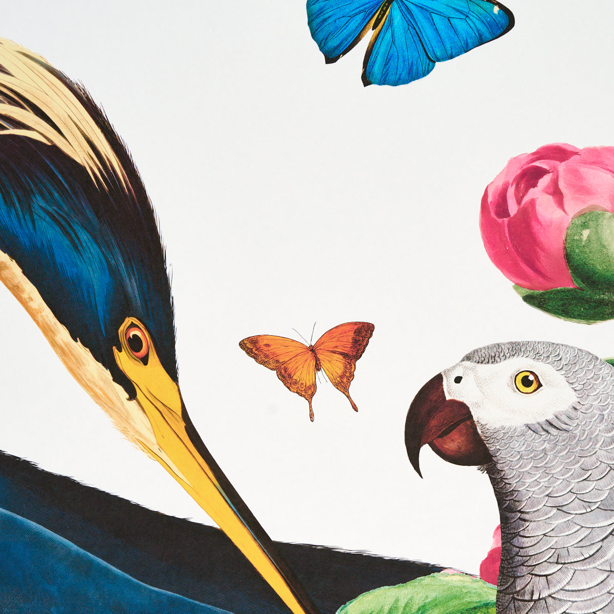 FLORES PARADISI 4 PANEL SET | Rose & Peony