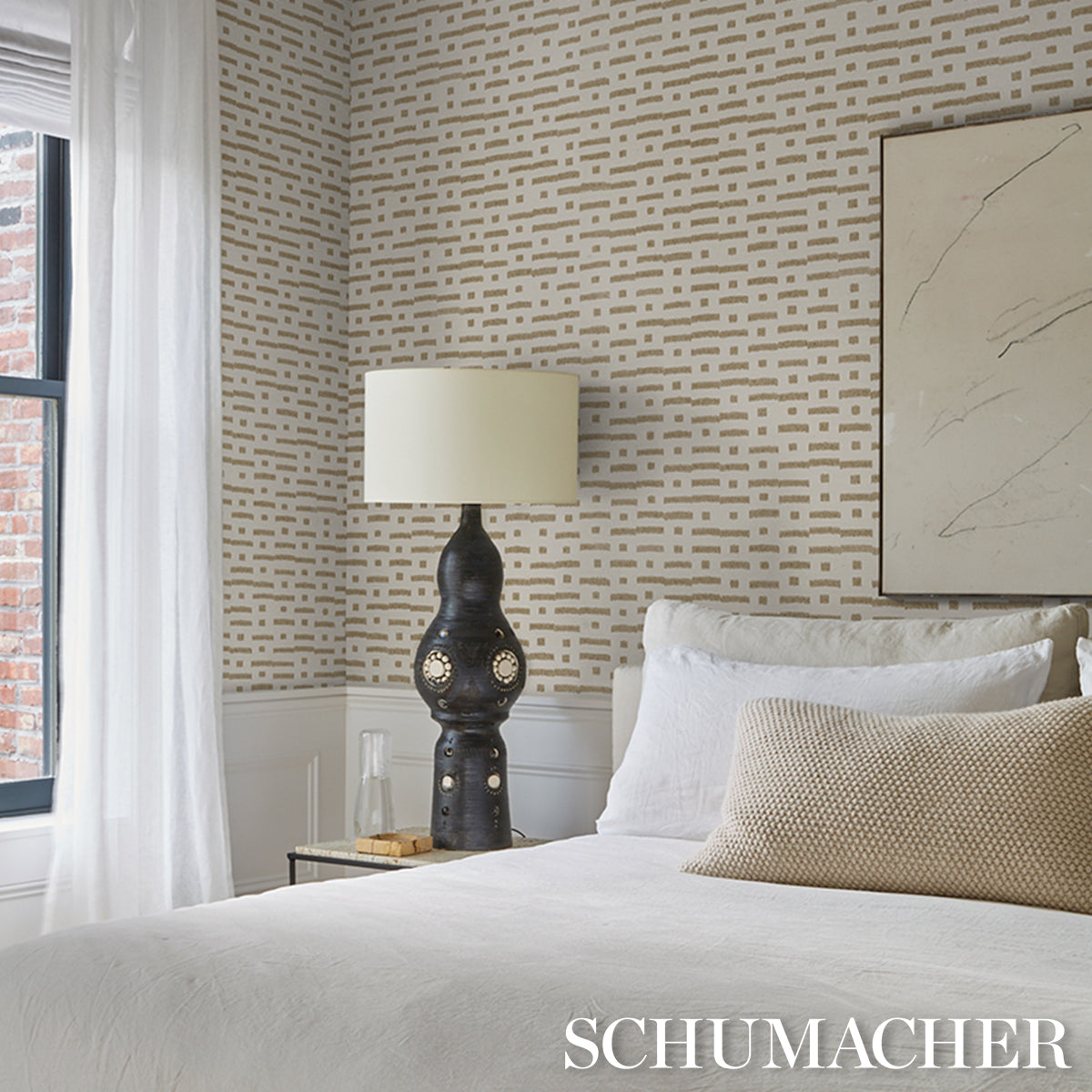 ABSTRACT IKAT SISAL | Taupe