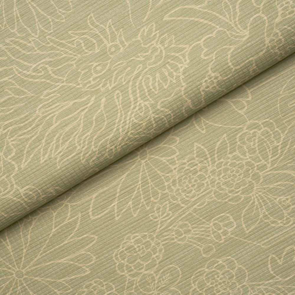 CHIANG MAI DRAGON SILHOUETTE RAFFIA | Sage