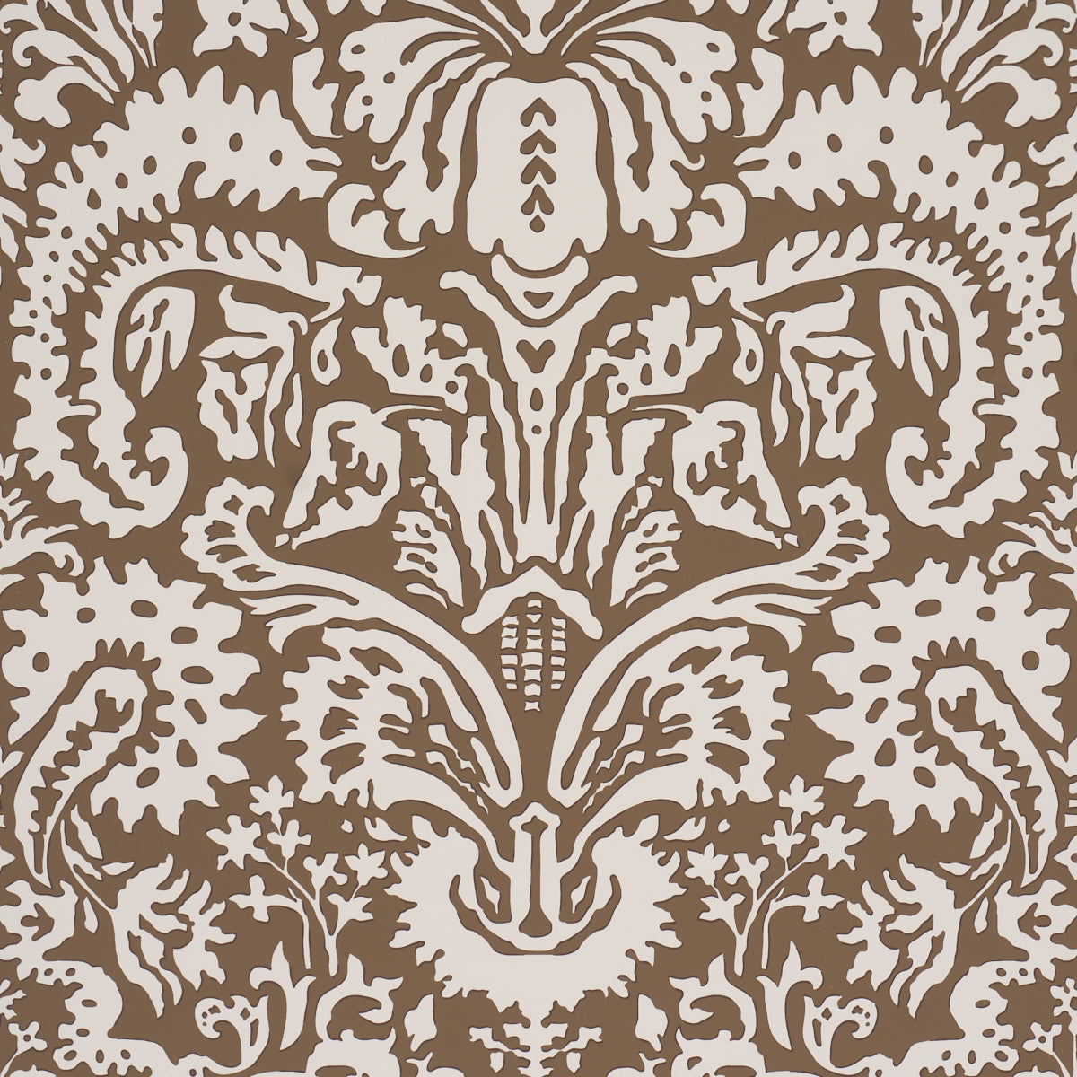 SUFFOLK DAMASK | Brown
