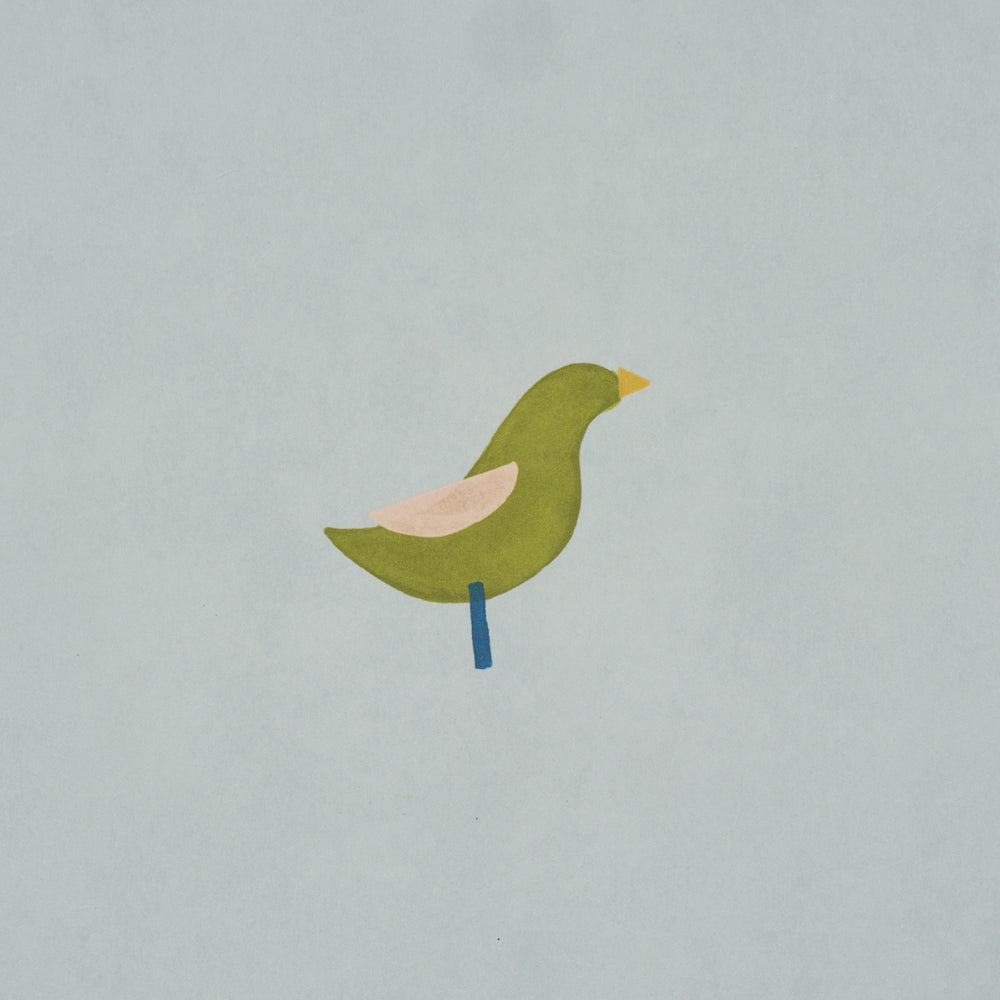 BIRDS PRINT | Green On Sky
