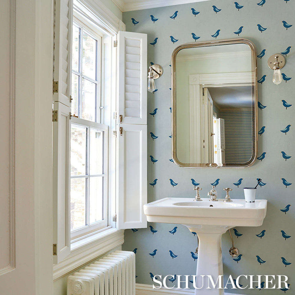 BIRDS PRINT | Navy On Sky
