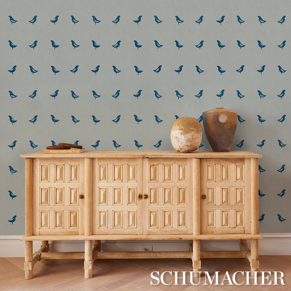 BIRDS PRINT | Navy On Sky