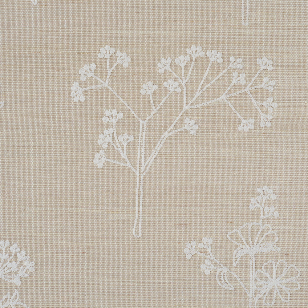 Lisbeth Embroidered Sisal | Pearl