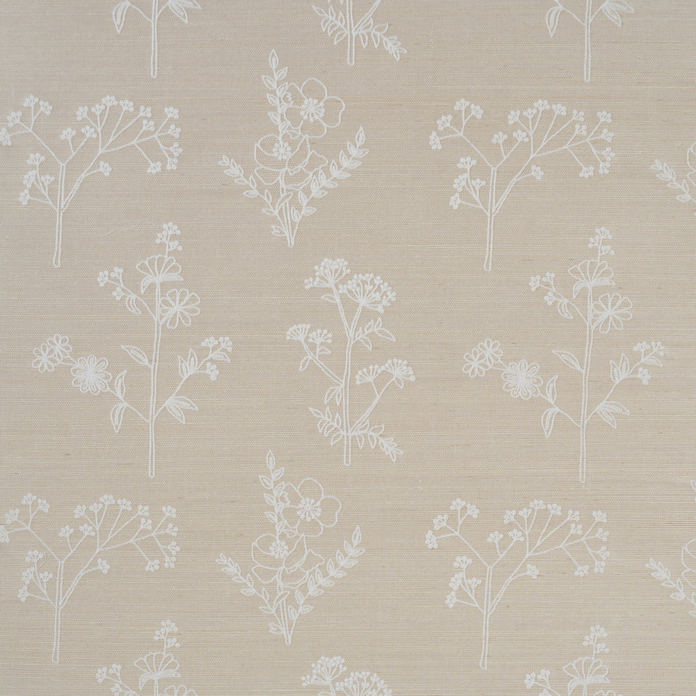 Lisbeth Embroidered Sisal | Pearl